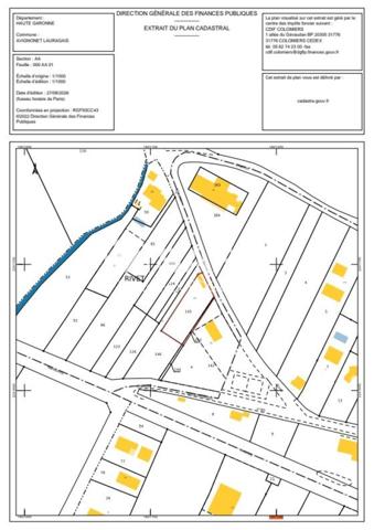 Terrain à vendre à AVIGNONET-LAURAGAIS de 1030m²