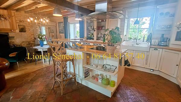 Demeure de prestige rénovée et peu énergivore de 240 m2 habitables avec sa piscine chauffée et ses superbes dépendances sur une une parcelle de plus de 3 500 m2 à proximité des Alpes Mancelles