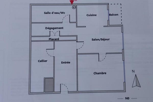 30.GARD.NIMES. APPARTEMENT DE 38 m² AVEC BALCON DANS RESIDENCE CALME ET SECURISEE QUARTIER CAMPLANIER