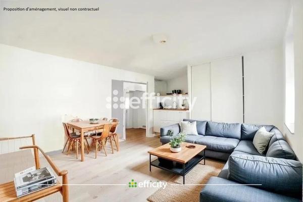 Appartement 1 pièce - 35 m² Exclusivité efficity