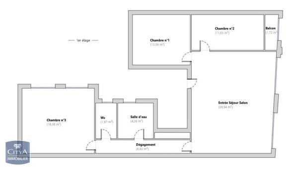 Local professionnel à vendre 94.87m²