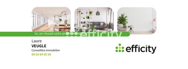 Appartement 3 pièces - 38 m² Exclusivité efficity