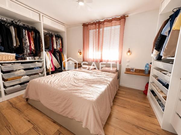 Appartement T3 rénové avec cour intérieure