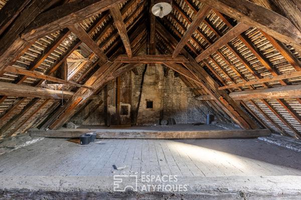 Plateau à aménager avec son garage dans un hôtel particulier du XVIIIe