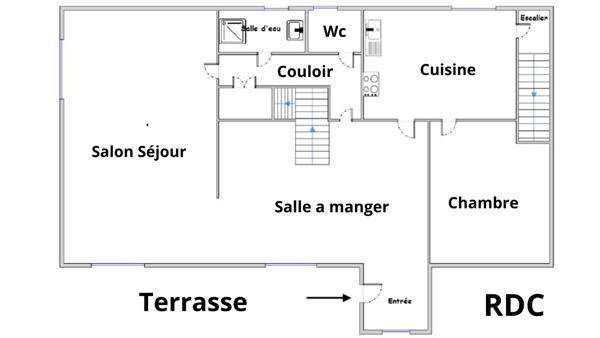 Maison 4 pièces - 120 m²