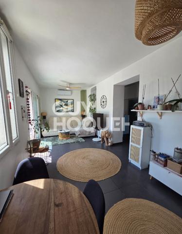 Marseille/Verduron , Bas de villa T3 de 77m² avec jardin, terrasse, piscine et garage