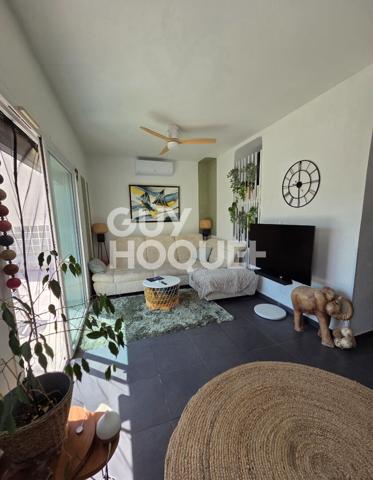Marseille/Verduron , Bas de villa T3 de 77m² avec jardin, terrasse, piscine et garage