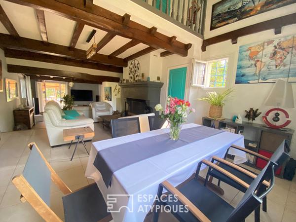 Propriété proche mer et golf intégrant un studio locatif