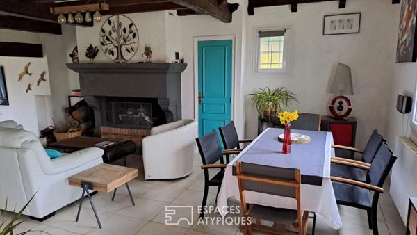 Propriété proche mer et golf intégrant un studio locatif