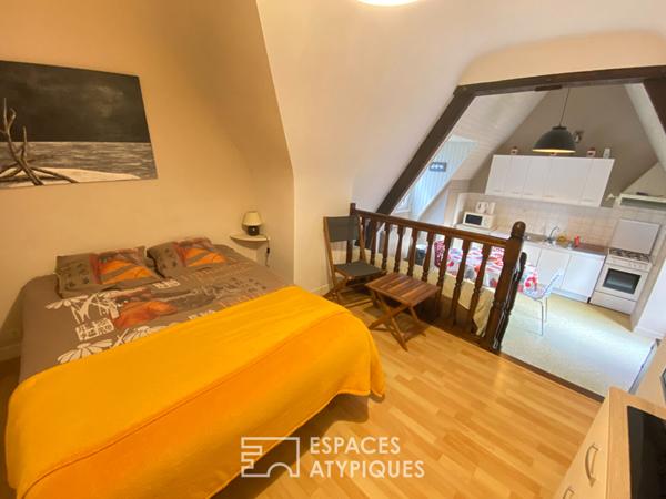 Propriété proche mer et golf intégrant un studio locatif