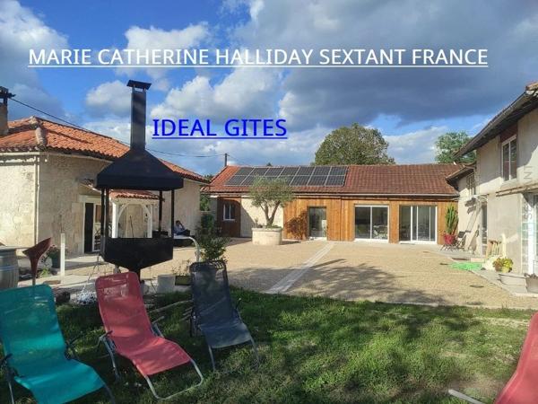 Ancienne ferme rénovée avec 2 gîtes sur 6 700 m² à Saint-Astier (24110)