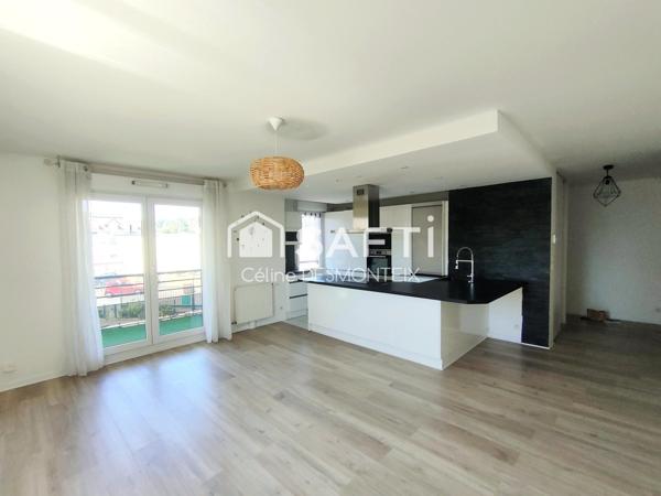 À Vendre – Appartement T3 lumineux avec balcon et double parking