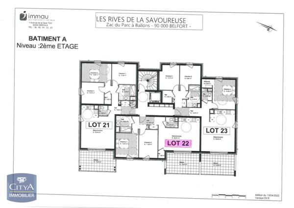 Location appartement Belfort (90000) 3 pièces 68.17m²