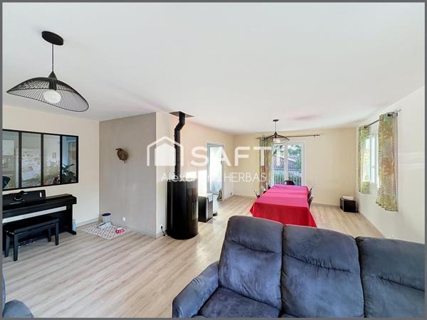 CESTAS – PROCHE BOURG – 4 CHAMBRES – PISCINE – FORT POTENTIEL