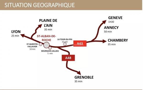 Vente Bureau à Bourgoin-Jallieu