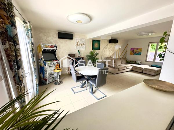 Maison familiale avec jardin, garage et confort moderne