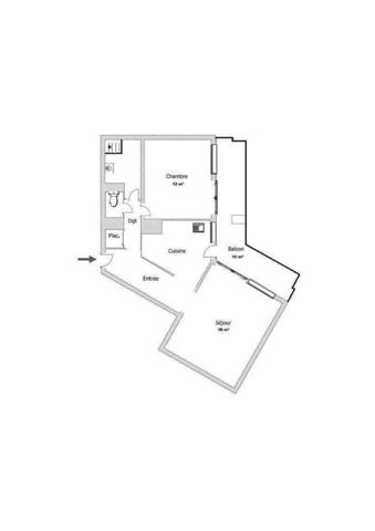 Appartement 2 pièces 50 m² LYON