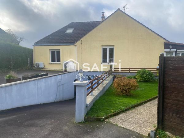 Maison 128 m², 6 chs, terrain 530 m², Champsecret