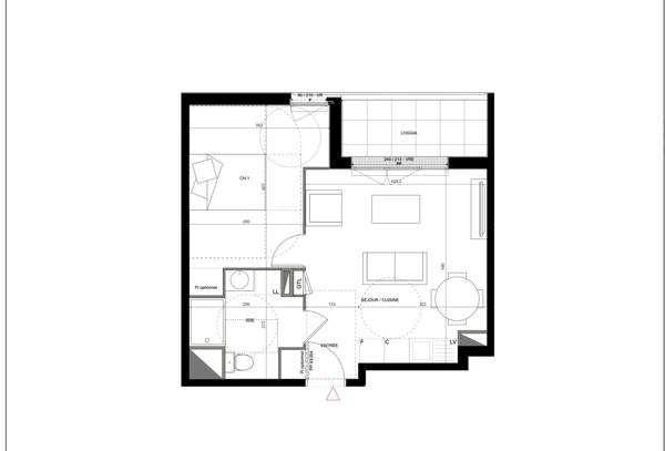 appartement à vendre 2 pièces CREIL (60)