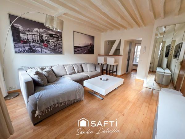 Appartement 2 pièces- 33m² - ascenseur- traversant