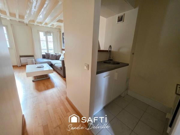 Appartement 2 pièces- 33m² - ascenseur- traversant