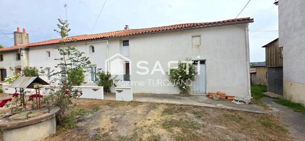 Longère rénovée, 126m², 4 chambres, atelier, 1670m² de terrain.