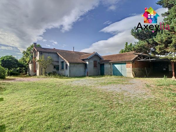 Riorges (42153) A VENDRE - RIORGES - MAISON D'HABITATION À RÉNOVER AVEC 5 CHAMBRES, DÉPENDANCES ET TERRAIN