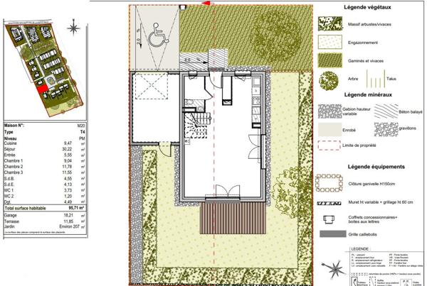 A VENDRE MAISON T4 DE 95,71m² avec GARAGE DISPONIBLE DE SUITE