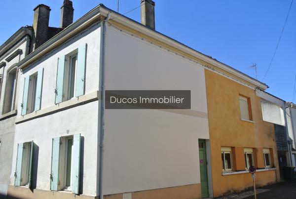 A louer maison de ville à Marmande avec terrasse