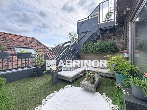 Édouard VAILLANT - Appartement type 4 avec terrasse et 2 parking + Studio indépendant de 17.05 m² hab ROUBAIX
