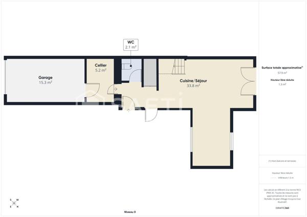 Maison familiale avec jardin, terrasse et garage