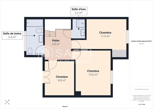 Maison familiale avec jardin, terrasse et garage