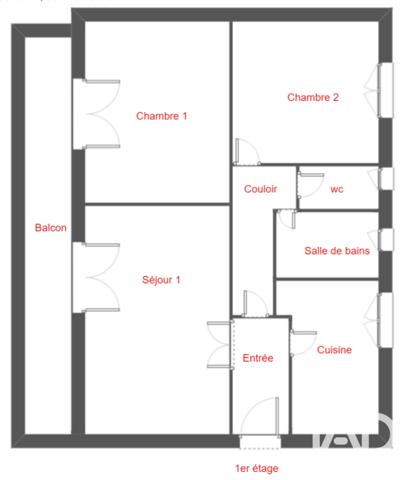 Appartement à vendre 3 pièces 56 m² Saint-Mandrier-sur-Mer