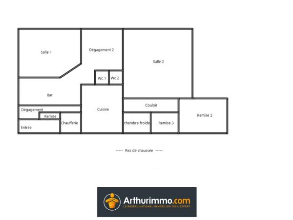 Coulommiers (77120) 315 M² IMMEUBLE AVEC RESTAURANT & F4 DE 100 M² À COULOMMIERS