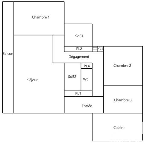 Appartement à vendre 5 pièces 95 m² Dreux