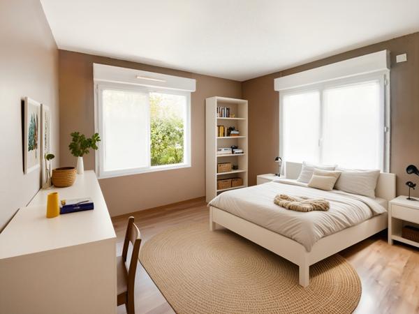 Sainte-Geneviève-des-Bois (91700) Immeuble de Standing / beau F2 avec terrasse + jardin de 120 m2 + 2 places de parking dont une en sous-sol