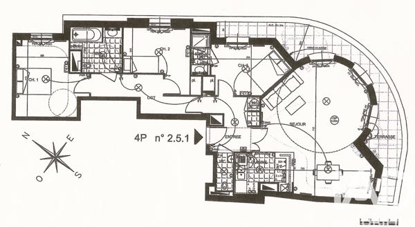 Appartement à vendre 4 pièces 100 m² Puteaux