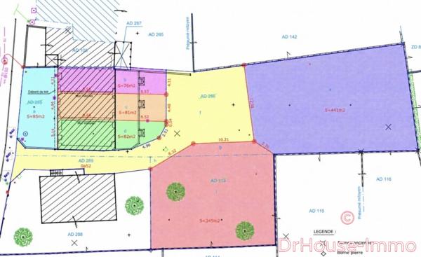 Terrain à vendre de 564 m²