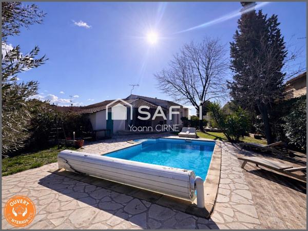 Maison de Plain-pied type 4 avec jardin et piscine