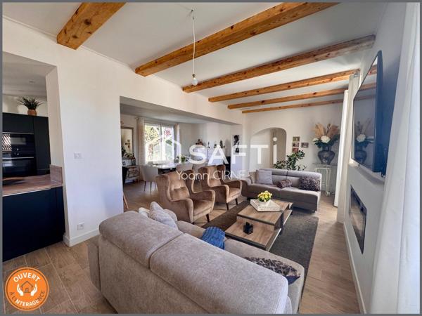 Maison de Plain-pied type 4 avec jardin et piscine