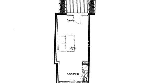 À vendre Studio 33.5 m² - Bois-colombes 92270