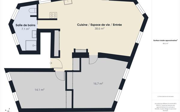 Appartement à louer    3 pièces •  Bernay