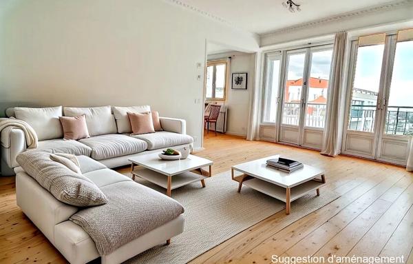 Appartement T4 de 74 m2 au 7e et dernier étage