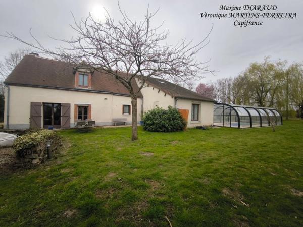 À Vendre : Charmante Maison 7 pièces avec Piscine Chauffée DUN-LE-POELIER (36)