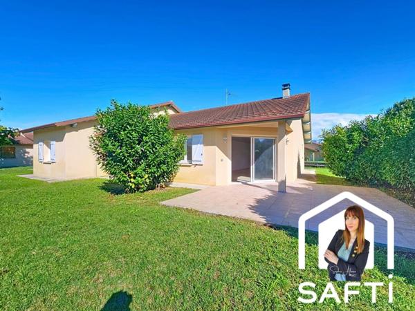 Charmante maison de plain-pied 135 m2 à SAINT-HILAIRE-DU-ROSIER (38840)