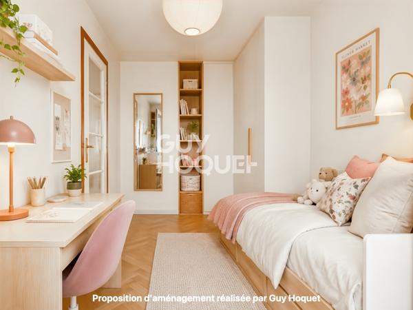 ISSY-LES-MOULINEAUX – BORDS DE SEINE / LIMITE BOULOGNE – 49 m² AU POTENTIEL 3 PIÈCES – PARKING – 310 000 € FAI