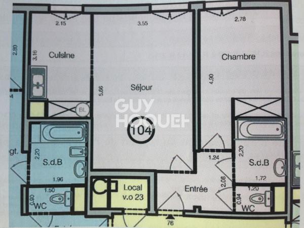 ISSY-LES-MOULINEAUX – BORDS DE SEINE / LIMITE BOULOGNE – 49 m² AU POTENTIEL 3 PIÈCES – PARKING – 310 000 € FAI