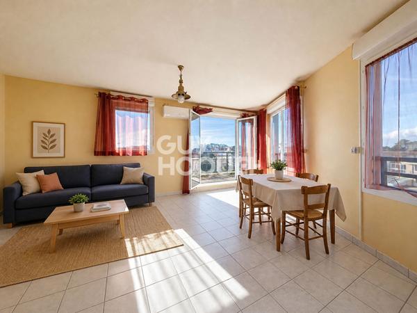 Dernier étage: Meyzieu 3 pièces 78 m2