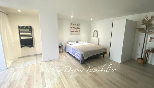 Saintes (17100) Ensemble immobilier : Charentaise 5 pièces et bâtiment en pierre aménagé de 120m2.