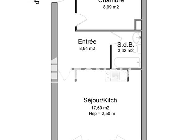 Location Appartement 2 pièces 38.45 m² - 4 AVENUE PAUL GAUGUIN Guerande 44350